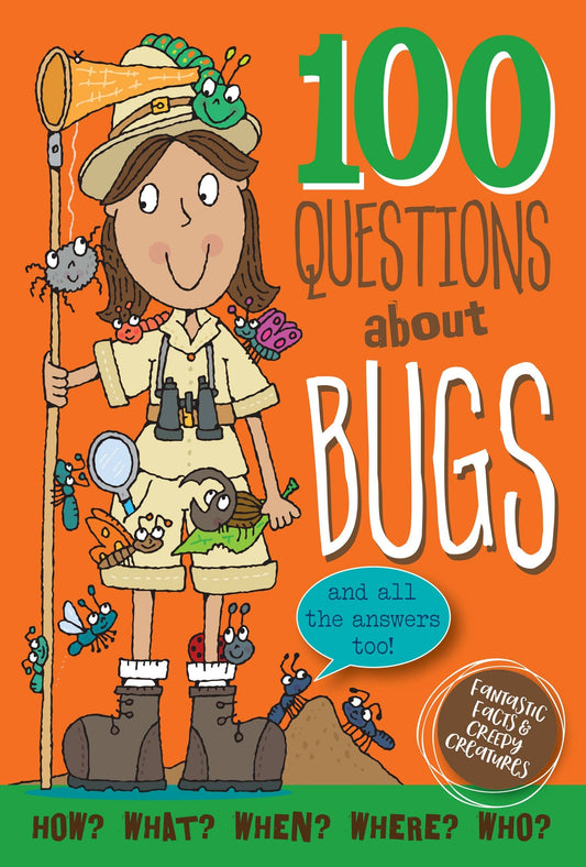 Peter Pauper Press - 100 Questions about Bugs - Ages 7+