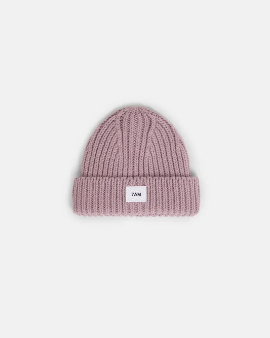 Chunky Beanie | Ash Rose | 7am