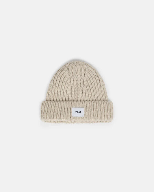 Chunky Beanie | Sand | 7am