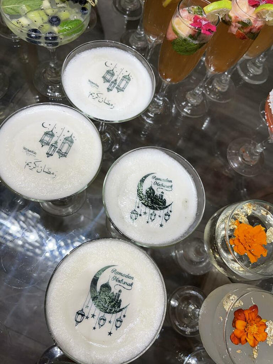 Edible Drink Toppers - Coffee Latte Art Decorations